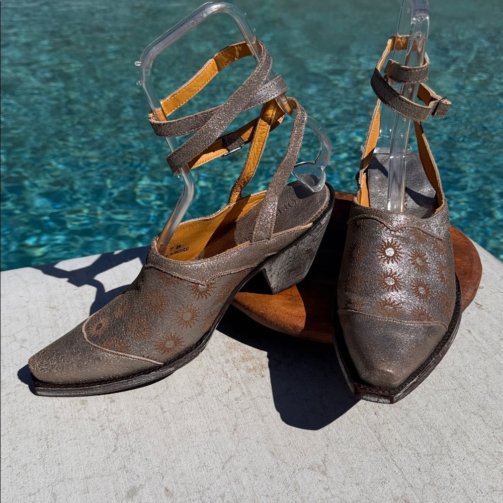 Old Gringo La Luz Sol Ankle Strap Mules New Without Tags Size 7 - Picture 3 of 16